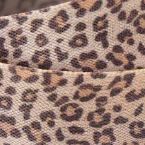 gjenstander Gavebånd med dyreprint leopard, 25 mm bredt, 18 m langt