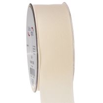 gjenstander Dekorativt fløyelsbånd, bredt, til gaver og håndverk, 40 mm x 20 m