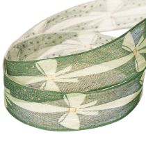 gjenstander Gavebånd med sløyfer for kreative ideer, 25 mm x 18 m