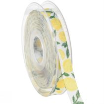 Gavebånd med sitron dekorative bånd sommer B15mm L20m