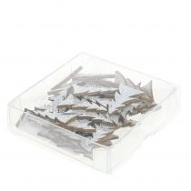 gjenstander Glitrende juletre for strø 4cm 48 stk