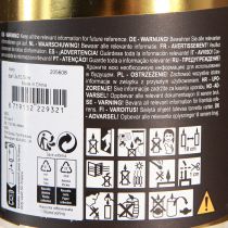 gjenstander Trelys pinnelys Ø13mm lys gul H10cm 22 stk