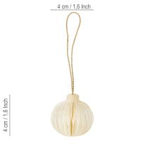 gjenstander Elegant juletrepynt i papir, julepynt, skandinavisk utseende