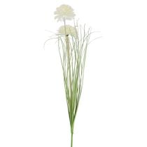 Kunstige blomster ballblomst allium prydløk kunstig hvit 90cm