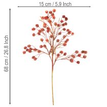 gjenstander Kunstig bærgren, naturtro høstdekorasjon, 68 cm
