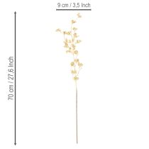 gjenstander Kunstig bærgrendekorasjon, gull, 70 cm, 3 stk.