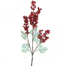 gjenstander Kunstig bærgren rød kunstig gren Julepynt 74cm