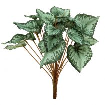 Kunstig begonia buskegrønn 30cm