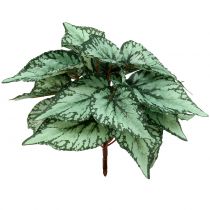 Kunstig begonia buskegrønn 34cm
