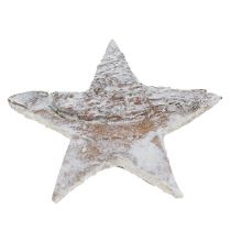 gjenstander Bjørkestjerner mini 2cm - 2,5cm hvitvasket 150 stk