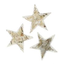 gjenstander Bjørkestjerner naturen snødde 6,5 cm 30p
