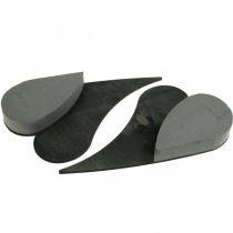 gjenstander OASIS® Black Bioline® Floral Foam Heart Black H34cm 2 stk