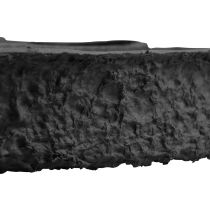 gjenstander Oasis svart Biolit plantehjerte 50 cm svart planteskåldekorasjon