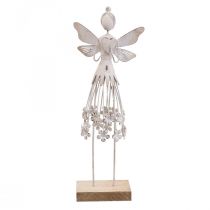 Blossom fairy borddekorasjon våren metall dekorasjon fairy white H30,5cm