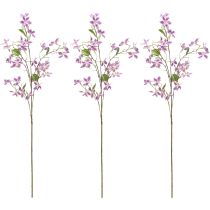 gjenstander Kunstig klematisblomst, langvarig borddekorasjon, 110 cm, 3 deler