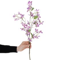 gjenstander Kunstig klematisblomst, langvarig borddekorasjon, 110 cm, 3 deler