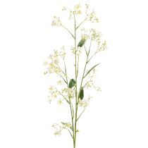gjenstander Dekorativ epleblomstgren som kunstig blomst for lyse stuedetaljer, kremfarget, 108 cm, 2 stk.