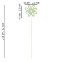 gjenstander Dekorative blomsterplukkere for vårlige detaljer i blomsterkasser og vaser (16 stk.)