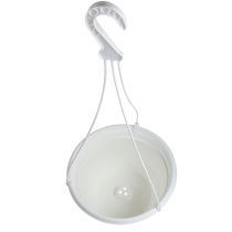 gjenstander Hengekurv Ø30cm hvit