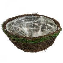 gjenstander Hengekurv brun hengende kurv plantekurv lianer mose Ø31cm