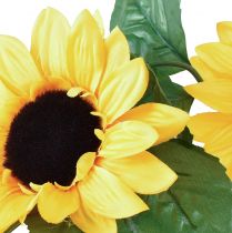 gjenstander Blomsterkrans med 8 kunstige solsikker 135cm