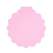 Blomstermansjett Ø38cm rosa 50stk