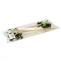 gjenstander Blomsterplugg frosk morsom dekorativ plugg tre 7,5cm 12stk