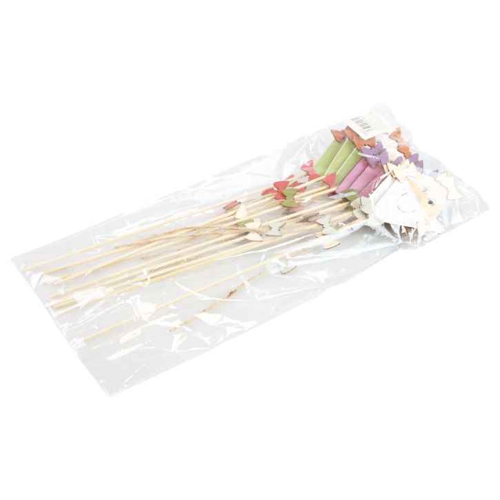 gjenstander Blomsterplugg høst dragetre lilla grønn hvit 5,5×8cm 9stk