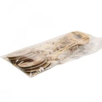 gjenstander Blomsterplugg trebi dekorativ plugg med ordtak 7x27,5cm 12 stk.