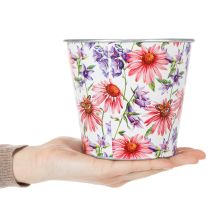 gjenstander Blomsterpotte, vårdekorasjon, plantekasse, metall, Ø14 cm H12,5 cm