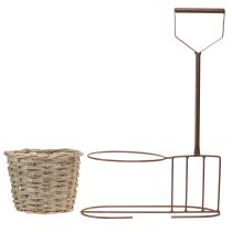 gjenstander Blomsterkrukke hageredskap dekorativ brun Ø17,5cm H30cm