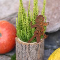 gjenstander Blomsterpotte i tre fugleskremsel rustfarget H24,5 cm