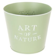 gjenstander Blomsterpotte i sink Art of Nature mintgrønn Ø17,5 cm H15 cm
