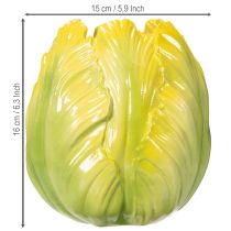 gjenstander Blomstervase med slående tulipanmotiv. Perfekt for stuedekorasjon. 16 cm, 2 stk.
