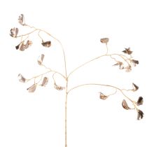 gjenstander Kunstig plante i metallisk form av bønneblomstgren til jul, 80 cm, 3 stk.