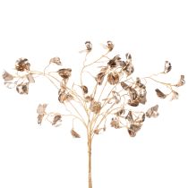 gjenstander Kunstig plante i metallisk form av bønneblomstgren til jul, 80 cm, 3 stk.