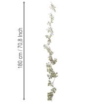 gjenstander Kunstig bonsai-girlander, fint snødekt, 180 cm