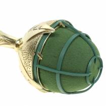 gjenstander Brudebukettholder elegant gull blomsterskum 2 stk