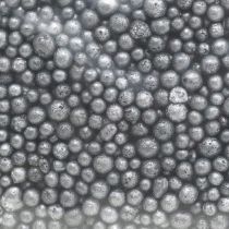 gjenstander Metalliske dekorative perler antrasitt dekorative granulat runde 4-8mm 1l