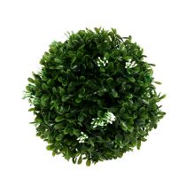 Buksbomball med blomster grønn pyntekule Ø15cm 1stk