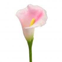 gjenstander Calla dekorativ blomst rosa 57cm 12stk