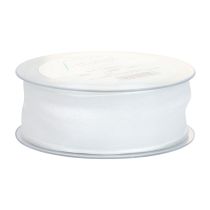 gjenstander Chiffonbånd organzabånd dekorative bånd organza hvit 40mm 20m