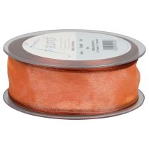 gjenstander Chiffonbånd organzabånd organza oransje 40mm 20m