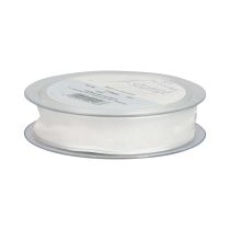 gjenstander Chiffonbånd organzabånd dekorative bånd organza hvit 15mm 20m
