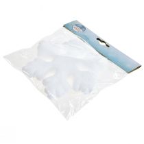 gjenstander Juletre dekorasjon snøfnugg hengende dekorasjon julehvit 15cm