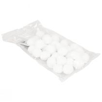 gjenstander Juletrepynt snøballkransdekorasjon hvit 185cm