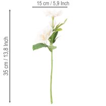 gjenstander Kunstig julerosebukett, julebukett, 35 cm, 6 stk.