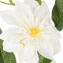 gjenstander Kunstig klematisgren med blomster for elegant og vedlikeholdsvennlig dekorasjon, 81 cm, 2 stk.