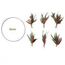 gjenstander DIY tørkede blomsterkrans lavendeldekorasjon Ø30cm - Kreativt DIY-sett