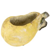 gjenstander Dekorativ pæreplantekasse høstblomsterpotte betong 25×13×11 cm